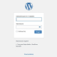 WordPress inlogscherm -wpadmin